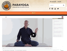 Tablet Screenshot of parayoga.com